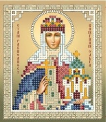 Вышивка иконы Святая Ольга